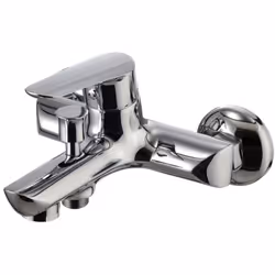 Miscelatore serie Vera monocomando vasca, finitura cromata con leva in metallo e cartuccia a dischi ceramici D 35 mm" Miscela ...