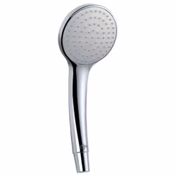 Doccetta: ABS cromato 1 getto, anticalcare diametro 100 mm riduttore di portata 8 l-min attacco universale da 1-2 Doccia, ABS ...