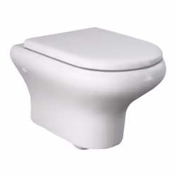 Vaso wc sospeso serie Touring: in ceramica installazione sospesa scarico parete sedile venduto separatamente (SCACER0243SE) V ...