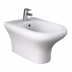 Bidet sospeso serie Touring in ceramica installazione sospesa monoforo Miscelatore non incluso Bidet monoforo con installazio ...