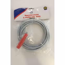 Sgombratubi a molla flessibile, misura cm 500.