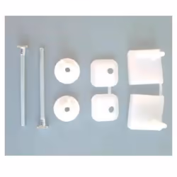 Cerniere per copriwater Idro Bric in plastica, compatibili con sedili universali. Struttura leggera e resistente per un fissa ...