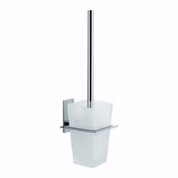 Porta scopino /bacinella vetro satinata serie Flat, serie semplice es elegante per ogni tipo di arredo bagno. Porta scopino - ...