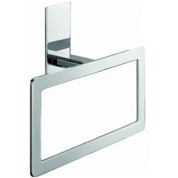 Idro Bric - Porta salviette serie flat ad anello - fissaggio ad incollo o con viti