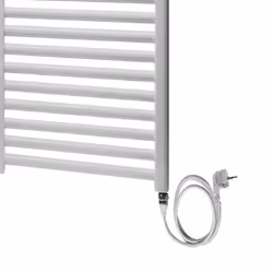 Scaldasalviette elettrico 500x1200 mm bianco con resistenza standard - Vista aggiuntiva 2