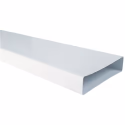 Canale piatto, rettangolare 55X110X1000 mm, bianco per cappe. Canale piatto, rettangolare per cappe. L’articolo con finitura  ...