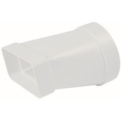 Idro Bric - Adattatore rettang. circolare 100-55x110 bianco per cappe