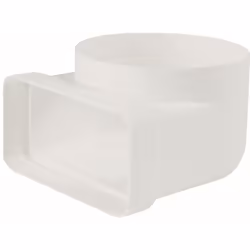 GOMITO 90° RETTANG. CIRCOLARE Ø100-55X110 BIANCO PER CAPPE GOMITO 90° RETTANG. CIRCOLARE Ø100-55X110 BIANCO PER CAPPE Tipolog ...