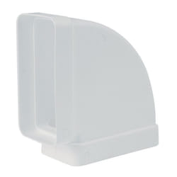 Idro Bric - Gomito 90 gradi rettangolare orizzontale 55x100 mm bianco per cappe