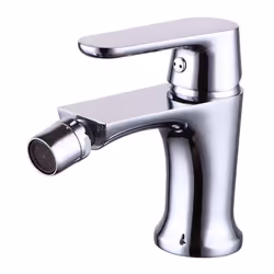 Miscelatore serie Ginevra monocomando bidet, finitura cromata con leva in metallo e cartuccia a dischi ceramici D 25 mm Misce ...