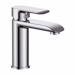 Miscelatore serie Psiche monocomando lavabo, finitura cromata con leva in metallo e cartuccia a dischi ceramici D 25 mm Misce ...