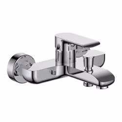 Miscelatore serie Psiche monocomando vasca, finitura cromata con leva in metallo e cartuccia a dischi ceramici D 35 mm Miscel ...