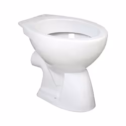 Vaso wc con installazione a terra e scarico a parete. Il prodotto è realizzato in ceramica con finitura bianca.Vaso wc con in ...