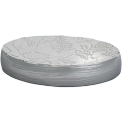 Idro Bric - damasco portasapone bianco/argento