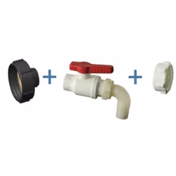 Set di collegamento a contenitori IBC con guarnizione in epdm Set di collegamento a contenitori IBC con guarnizione in epdm M ...