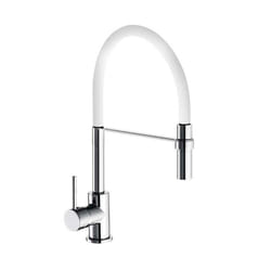 Rubinetto lavello serie winter a bocca alta, bianco