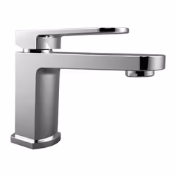 Miscelatore serie Eden monocomando lavabo, finitura cromata, finitura cromata con leva in metallo e cartuccia a dischi cerami ...