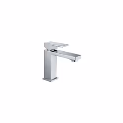 Rubinetto serie Zoe monocomando lavabo, finitura cromata con leva in metallo e cartuccia a dischi ceramici D 25 mm Miscelator ...