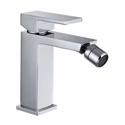 Rubinetto serie Zoe monocomando bidet, finitura cromata con leva in metallo e cartuccia a dischi ceramici D 25 mm Miscelatore ...