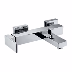 Miscelatore serie Zoe monocomando vasca, finitura cromata con leva in metallo e cartuccia a dischi ceramici D 25 mm Miscelato ...