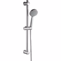 Set saliscendi realizzato in abs cromato con attacco universale da 1/2". Il doccino è dotato di 3 getti intercambiabili e di ...