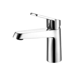 Idro Bric - Miscelatore lavabo cromato con leva in metallo - Serie Fluid