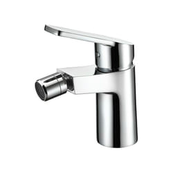 Idro Bric - Miscelatore bidet cromato con leva in metallo - Serie Fluid