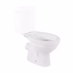 Vaso per wc monoblocco con installazione a terra e scarico a parete. L’articolo realizzato in ceramica non comprende il sedil ...
