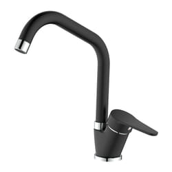 Miscelatore lavello bocca alta nero opaco con risparmio acqua – Serie Allen