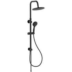Colonna doccia 5 getti nero opaco - Serie Papete