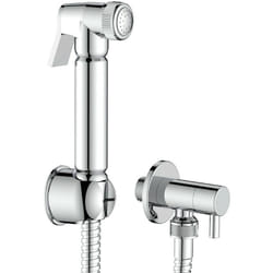 Idro Bric - Duplex idroscopino tondo flessibile 150 cm con supporto e rubinetto