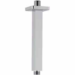 Braccio doccia quadro a soffitto 20 cm ottone cromatoBraccio doccia quadro, 20 cm. L'installazione è a soffitto ed è realizza ...