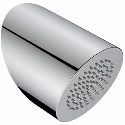 Soffione tondo anticalcare con installazione a muro, realizzato in acciaio inox con finitura cromata. L’articolo dotato di 1  ...