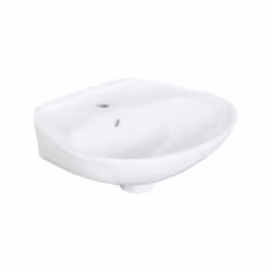 Perfetto per spazi compatti, il lavabo Serie Alda da 45 cm è realizzato in ceramica bianca di alta qualità. Con un’altezza di ...