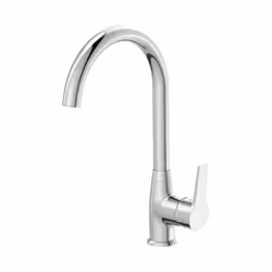 Il miscelatore lavello con bocca alta Serie Baron in ottone cromato offre stile e praticità. Con un'altezza di 31,5 cm e una ...