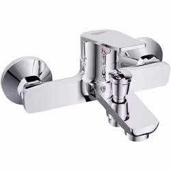 Il miscelatore vasca Serie Milton in ottone cromato è progettato per aggiungere funzionalità e stile al tuo bagno moderno. Co ...