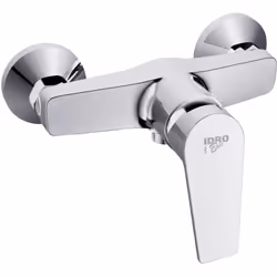 Il miscelatore esterno doccia Serie Milton è perfetto per bagni moderni. Con una larghezza di 17,6 cm, una profondità di 14 c ...