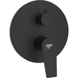 Idrobric - Miscelatore Incasso Doccia con Deviatore Serie Milton Nero Opaco