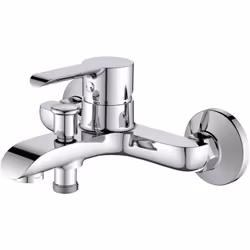 Ideale per bagni moderni, il miscelatore vasca Serie Neruda offre funzionalità e design elegante. Realizzato in ottone cromat ...