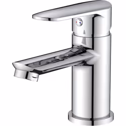 Il miscelatore lavabo Serie Remi in ottone cromato è una scelta eccellente per bagni moderni. Con un'altezza di 13 cm, offre ...