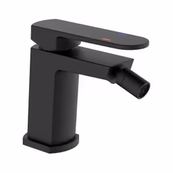 Il miscelatore bidet Serie Rover in finitura nera con piletta click-clack unisce praticità e design moderno. Dotato di una ca ...