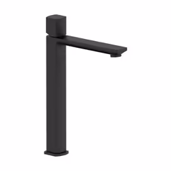 Il miscelatore lavabo alto Serie Edison in ottone nero opaco è ideale per bagni moderni. Con un'altezza di 30,6 cm e una prof ...