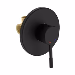 Il miscelatore incasso doccia Serie Nobel in ottone nero opaco è ideale per bagni dal design minimalista. Con un diametro di ...
