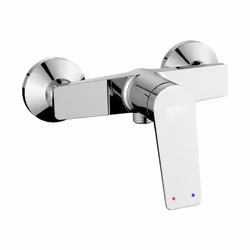 Il miscelatore esterno doccia Serie Lando in ottone cromato combina funzionalità e design moderno. Con una profondità di 14,2 ...