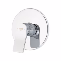 Il miscelatore incasso doccia Serie Mars in ottone cromato unisce praticità e design moderno. Con un diametro di 15 cm e una  ...