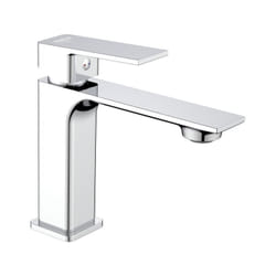 Idrobric - Miscelatore Lavabo Serie Kant con Piletta Click Clack Cromato
