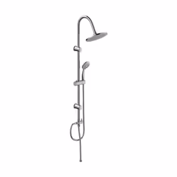 La colonna doccia Serie Luna in metallo cromato è una scelta moderna ed elegante. Il soffione tondo in ABS da 20 cm e il docc ...