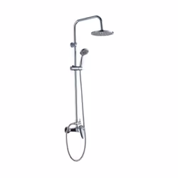 La colonna doccia Serie Luton è realizzata in acciaio con una finitura cromata elegante. Il soffione tondo in ABS da 20 cm e  ...
