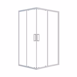 Il box doccia rettangolare della Serie Volta è la soluzione ideale per chi cerca eleganza e funzionalità. Realizzato in crist ...