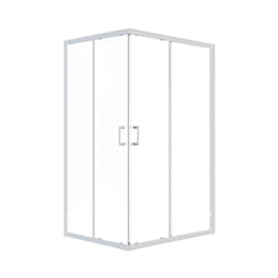 Box Doccia Rettangolare 68-80/88-100x190h 6mm Cromato - Imperia
